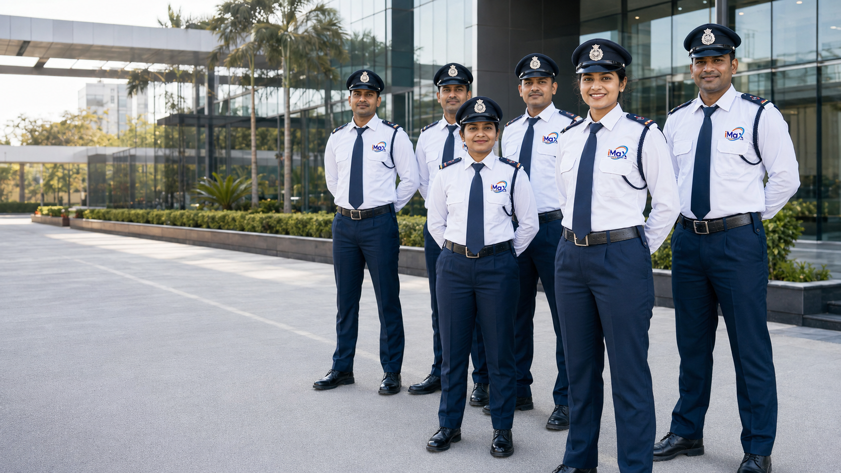 IMAX professional security team at a corporate campus